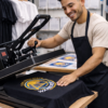latino man on heatpress